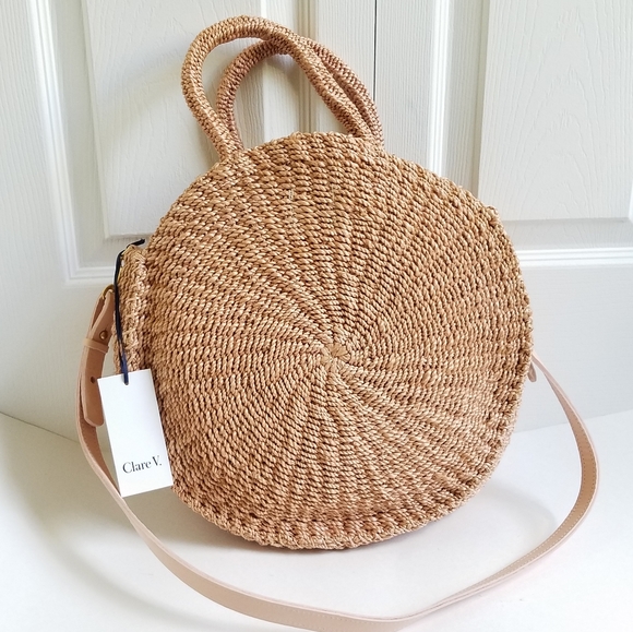 NWT Clare V. Alice Sisal tote - Picture 3 of 10